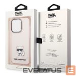 Aizmugurējais vāciņš Karl Lagerfeld  Transparent || Pink 