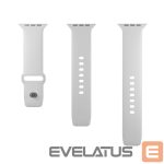 Siksniņa Puro  Puro Icon Silicone Strap for Apple Watch 42 / 44 / 45 / 49 mm - White (2 pcs.) 