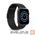 Siksniņa Puro  Puro Loop Nylon Strap for Apple Watch 42 / 44 / 45 / 49 mm - Black 