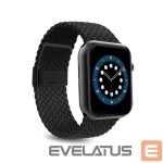 Siksniņa Puro  Puro Loop Nylon Strap for Apple Watch 38 / 40 / 41 mm - Black 