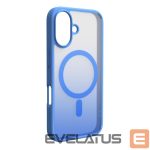 Aizmugurējais vāciņš Puro  Puro Gradient MagSafe Silicone Case for iPhone 16 - Blue 