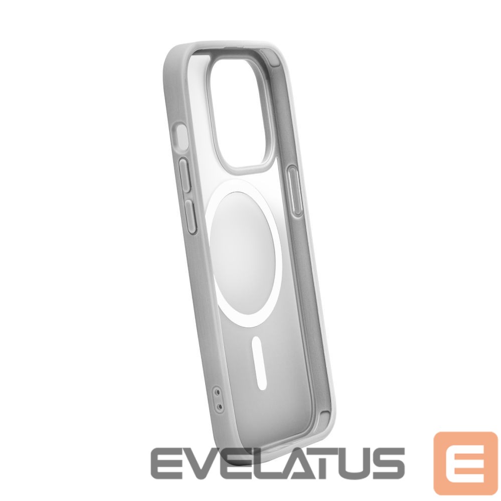 Aizmugurējais vāciņš Puro Puro Gradient MagSafe Silicone Case for iPhone 15 Pro - Silver