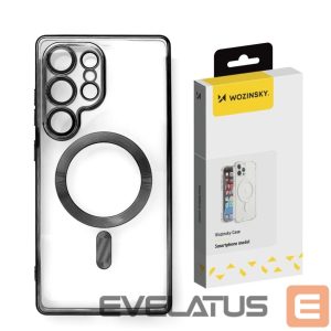 Aizmugurējais vāciņš Wozinsky  Wozinsky Electroplated Case with Magsafe for Samsung Galaxy S25 - Black 