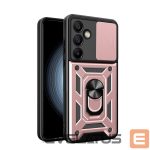 Aizmugurējais vāciņš Hurtel  Hybrid Armor Camshield with Stand and Camera Cover for Samsung Galaxy A26 - Pink 