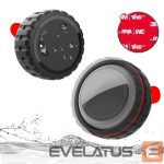 Aizmugurējais vāciņš Hurtel  Apple AirTag Case, Screw-On, Waterproof, Self-Adhesive - Black 