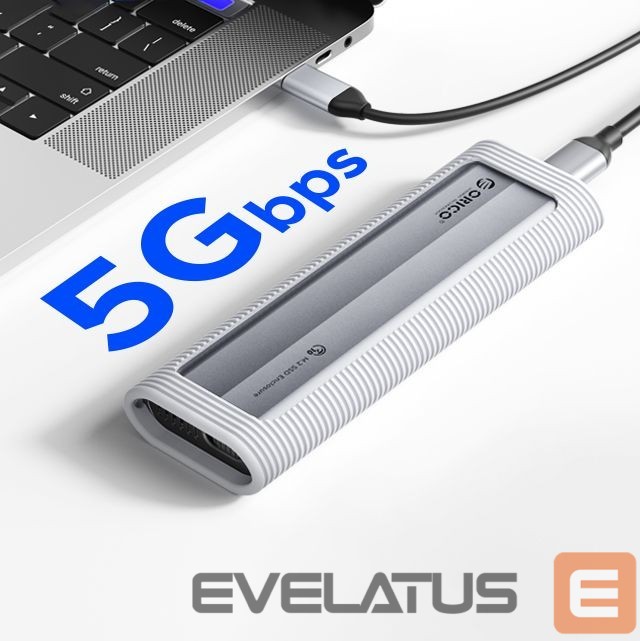 Cita datorprece Orico Orico AXM2S-G2 M.2 NVME/NGFF USB-C 10Gb/s Disk Drive - Gray
