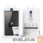 Aizmugurējais vāciņš Dux Ducis  Dux Ducis Lawa Leather Case for Samsung Galaxy S25+ with Detachable Magnetic Wallet - Black 