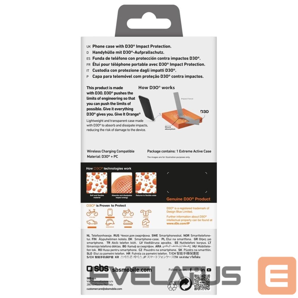 Aizmugurējais vāciņš SBS Extreme Active Case iPhone 16E