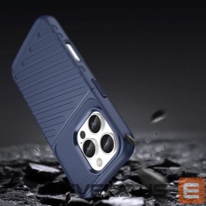 Aizmugurējais vāciņš Hurtel  Thunder Case for iPhone 16e Silicone Armored Cover - Blue 