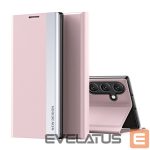 Aizmugurējais vāciņš Hurtel  Sleep Case Pro for Samsung Galaxy S25 Edge with Flip and Stand - Pink 