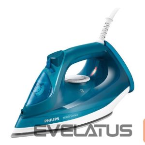 Glūdeklis Philips  DST3040/70 3000 Series | Steam Iron | 2600 W | Water tank capacity 300 ml | Continuous steam 40 g/min | Steam boost performance 200 g/min | Blue/White 