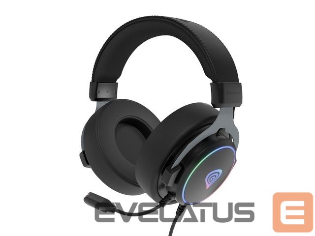 Bezvadu austiņas Genesis Gaming Headset | Neon 764 | Wired | Over-ear | Microphone | Black