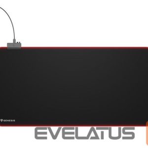 Datora pele Genesis  Mouse Pad | Boron 500 XXL RGB | Mouse pad | 400 x 800 x 4 mm | Black 
