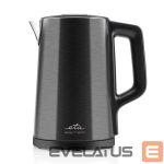 Tējkanna ETA  Kettle | 459790000 | Electric | 2200 W | 1.5 L | Stainless steel | 360° rotational base | Black 