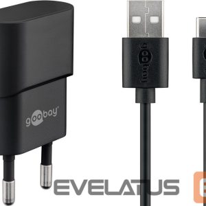Kontrolieris Goobay  | 45298 USB-C Charger Set (5 W), Cable 1 m 