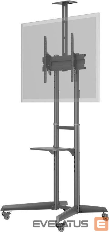 TV kronšteini Goobay Floor stand | 59508 TV Presentation Stand Pro (Size L) | Adjustable Height, Tilt | 37-70 " | Black