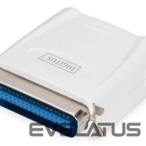 Fitnesa aproce Digitus  Fast Ethernet Print Server, 1-Port 1x RJ45, 1x DB-36-pin male Centronics, White 