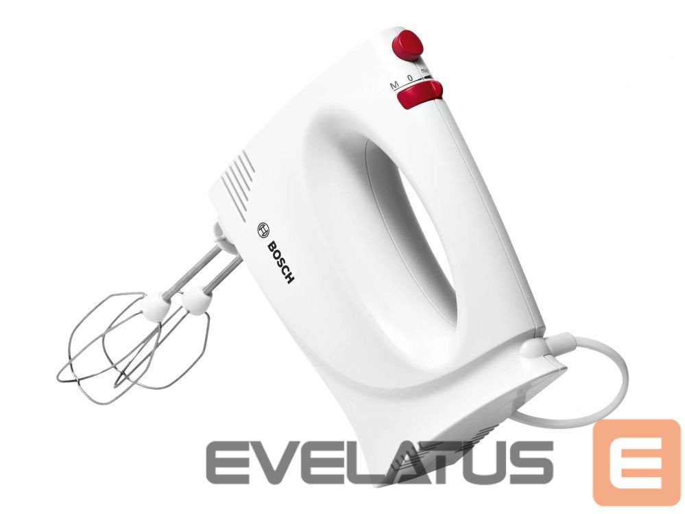 Mikseri un blenderi Bosch Hand Mixer | MFQP1000 YourCollection | Hand Mixer | 300 W | Number of speeds 2 | Turbo mode | White