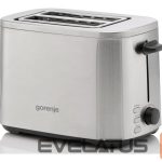 Tosters GORENJE  Toaster | T800DS | Number of slots 2 | Housing material Stainless steel 