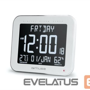 Interaktīvs risinājums Muse  | Wall Clock with Alarm Function | M-090 WMC | White 