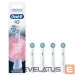 Zobu birste Oral-B  Replaceable toothbrush heads | iO Gentle Care | Heads | For adults | Number of brush heads included 4 | Number of teeth brushing modes Does not apply | White 