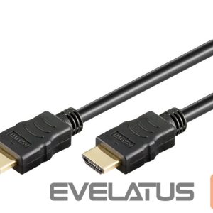 Monitoru piederums Goobay  High Speed HDMI Cable with Ethernet | Black | HDMI | 15 m 