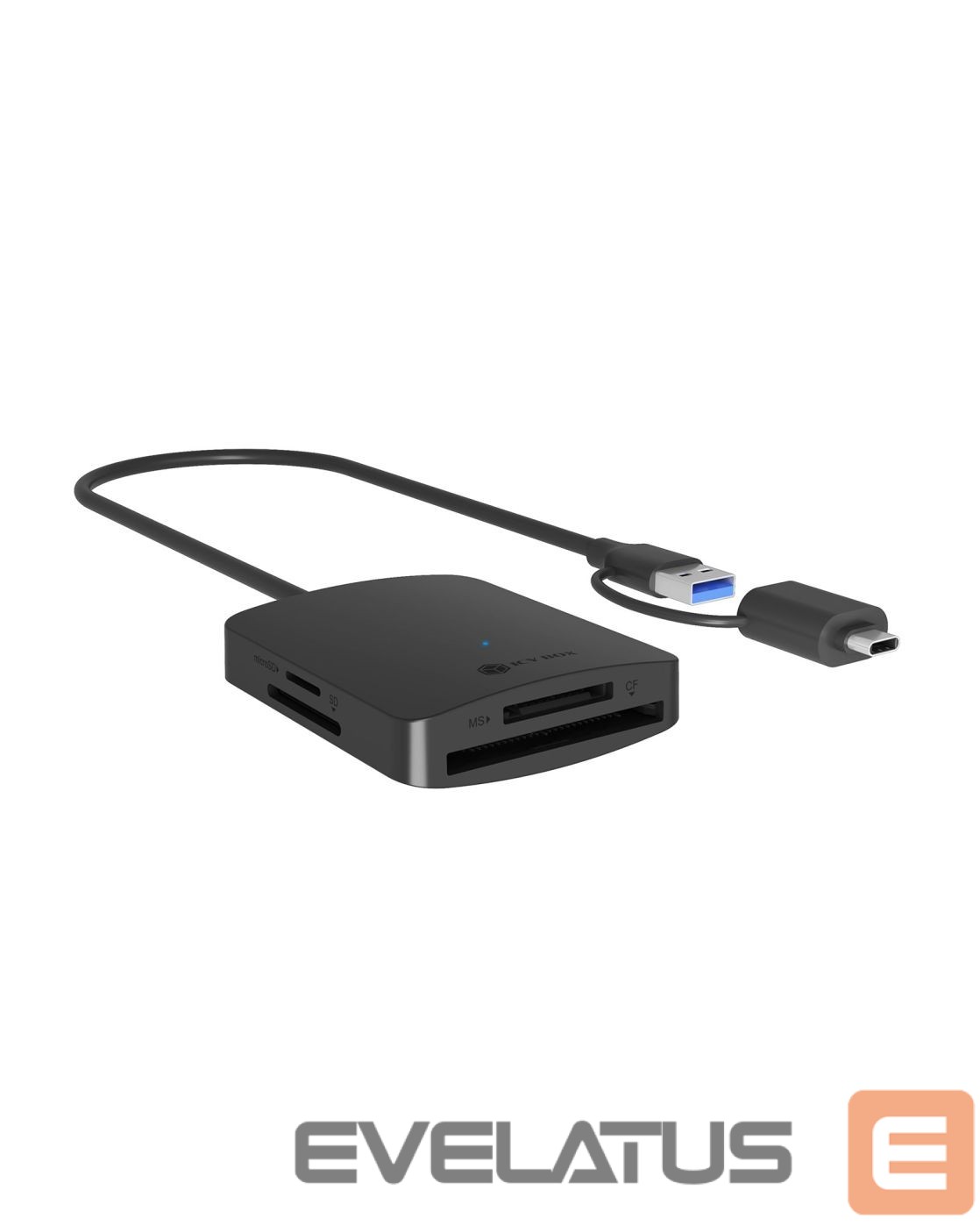Parveidotājs Raidsonic 4-in-1 Card Reader with USB 3.2 Gen 1 Type-A + Type-C | IB-CR302-CU3
