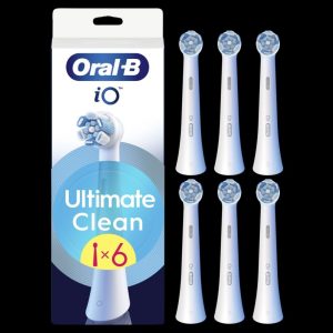 Zobu birste Oral-B  Replaceable toothbrush heads | iO UltimateClean | Heads | For adults | Number of brush heads included 6 | White 