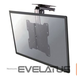 TV kronšteini NEOMOUNTS  FPMA-C020BLACK Monitor/TV mount ceiling 1 screen - 10-40" - max 20 kg - VESA 75x75-200x200 - h 26,5-40 cm - black 