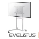 TV kronšteini NEOMOUNTS  NS-M1250WHITE TV trolley - 37-70" - max 70 kg - VESA 200x200-600x400 - 90° rotatable - incl. hardware shelf - white 