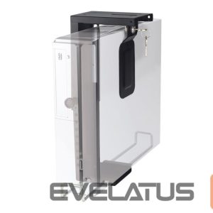 TV kronšteini NEOMOUNTS  CPU-D075BLACK/LK CPU/PC holder - max 10 kg - lockable (incl. lock) - h 20-36 cm - w 5-10 cm - universal - black 
