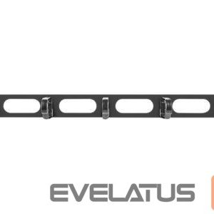 Citas preces Lanberg  19" cable management panel 5 rings - type B 1U, black | 