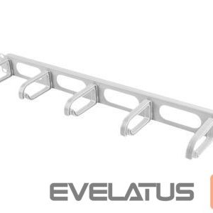 Citas preces Lanberg  19" cable management panel 5 rings - type B 1U, grey | 