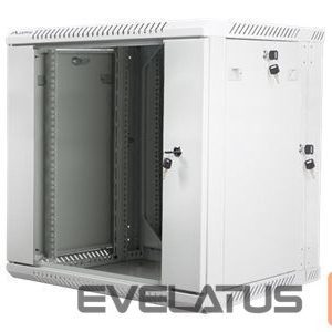 Serveri Lanberg  Rack cabinet 19" double-section wall-mount 12U/600x600 (flat pack), grey | 