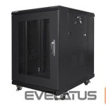 Serveri Lanberg  Rack cabinet 19" free-standing 15U/600x800 (flat pack) with mesh door, black | 