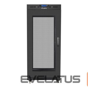 Serveri Lanberg  Rack cabinet 19" free-standing 15U/800x1000 (flat pack) with mesh door lCD V2, black | 