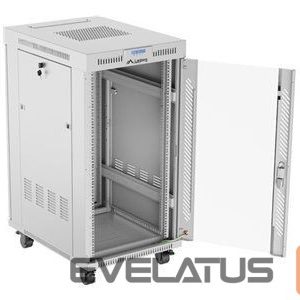 Serveri Lanberg  Rack cabinet 19" free-standing 22U/600x800 (flat pack) with glass door lCD V2, grey | 