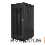 Serveri Lanberg  Rack cabinet 19" free-standing 27U/600x800 (flat pack) with mesh door ICD V2, black | 