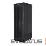 Serveri Lanberg  Rack cabinet 19" free-standing 27U/800x1000 (flat pack) with glass door lCD V2, black | 