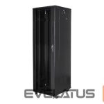 Serveri Lanberg  Rack cabinet 19" free-standing 42U/600x1000 (flat pack) with mesh door lCD V2, black | 