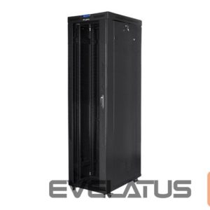 Serveri Lanberg  Rack cabinet 19" free-standing 47U/800x1000 (flat pack) with glass door lCD V2, black | 