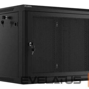 Serveri Lanberg  Rack cabinet 19" wall-mount 9U/600x450 with perforated door (flat pack), black | 