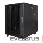 Serveri Lanberg  Rack cabinet 19" free-standing 15U/600x800 (flat pack), black | 