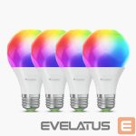 LED spuldze Nanoleaf  Essentials Smart A60 Bulb E27 Matter WiFi 9W 900Lm RGBCW 2700-6500K, 4pcs pack |  Essentials Smart A60 Bulb Matter WiFi 900Lm 2700-6500K, 4pcs pack | E27 | 9 W | RGBCW 