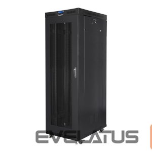 Citas preces Lanberg  | Rack cabinet 19" free-standing 37U/800x1000 (flat pack) with glass door lCD V2 | FF01-8037-23BL | Black 