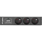 Serveri Lanberg  Power Distribution Unit (PDU) 10" 1U 16A 2m 3x French Outlets | PDU-03E-0200-BK 