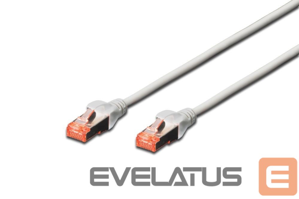 Parveidotājs Digitus CAT 6 S/FTP | Patch cord | Length 10 m | Grey