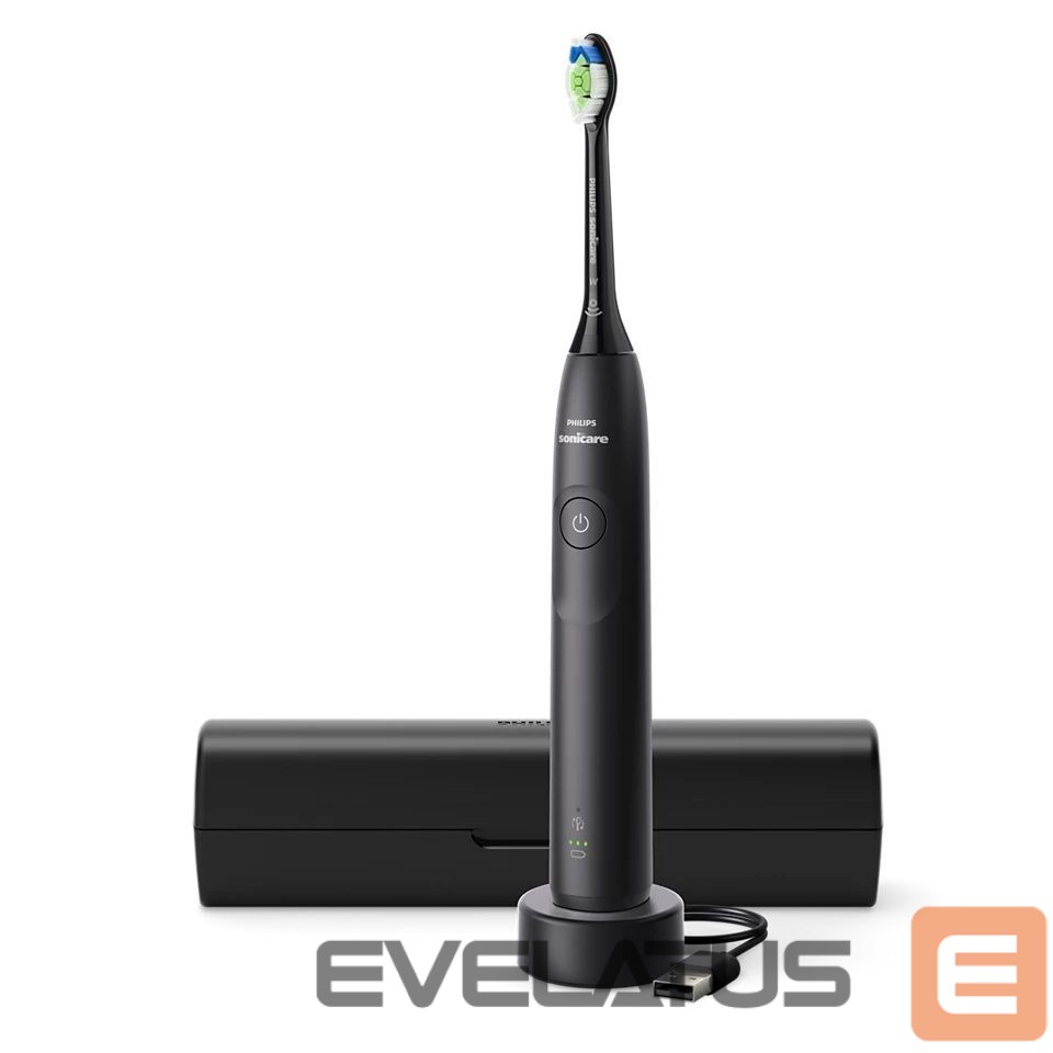 Zobu birste Philips | Electric Toothbrush | Sonicare Series 5300 | Rechargeable | For adults | Number of brush heads included 1 | Number of teeth brushing modes 1 | Black