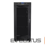 Serveri Lanberg  Rack cabinet 19" free-standing 27U/600x600 (flat pack) with glass door lCD V2, black | 