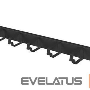 Citas preces Lanberg  19" cable management 5 rings - type B 1U, black | 